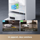 Dreame Aqua10 Ultra Robot Aspirateur Laveur avec Vidage Automatique 25000Pa
