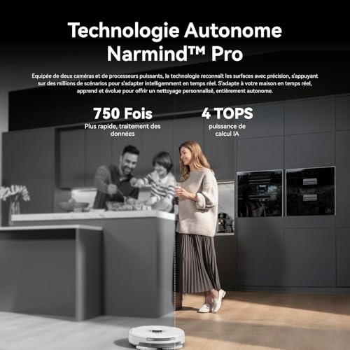 Narwal Freo Z10 Ultra Robot Aspirateur Laveur avec Station Tout-en-Un Argent