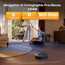 Roborock QV 35S Robot Aspirateur 10000Pa avec Station Tout-en-Un