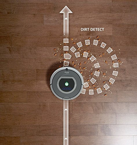 iRobot Roomba 782 Robot Aspirateur Puissant pour Sols et Tapis Gris