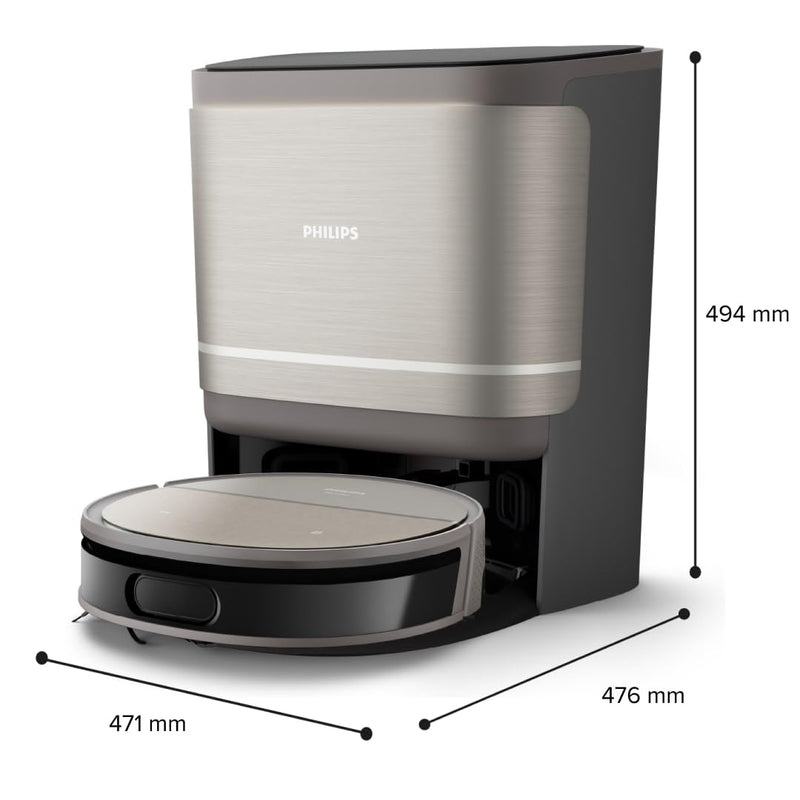 Philips Homerun 9000 Robot Aspirateur Laveur Puissance Élevée XU9100/10