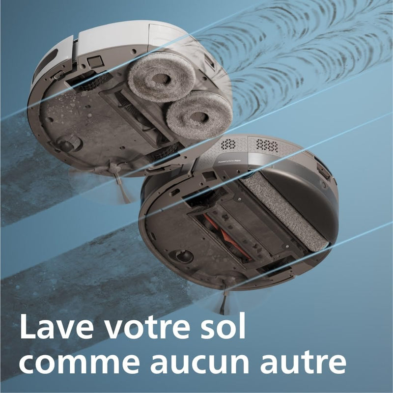 Philips Homerun 9000 Robot Aspirateur Laveur Puissance Élevée XU9100/10