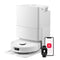 Roborock QV 35S Robot Aspirateur 10000Pa avec Station Tout-en-Un Blanc