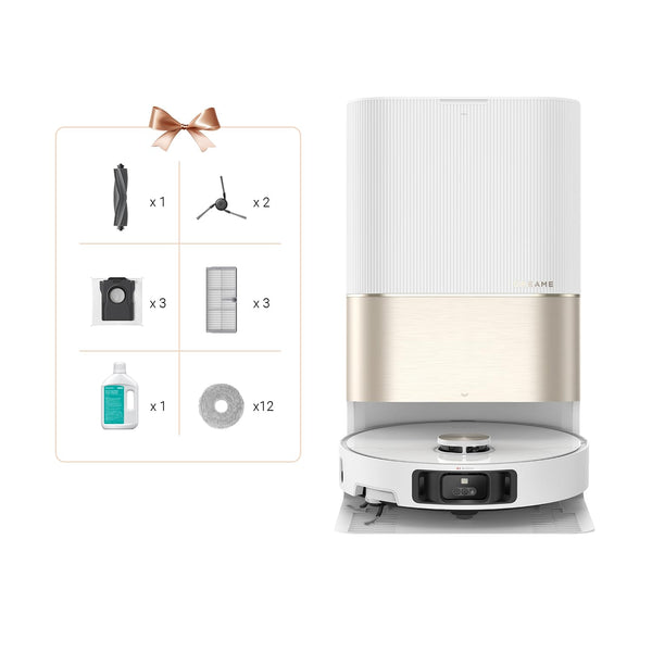 Dreame X40 Ultra Robot Aspirateur 12000 Pa avec Serpillière