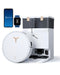ECOVACS T50 Max Pro GEN2 Robot Aspirateur Laveur 18500Pa avec Station Blanc