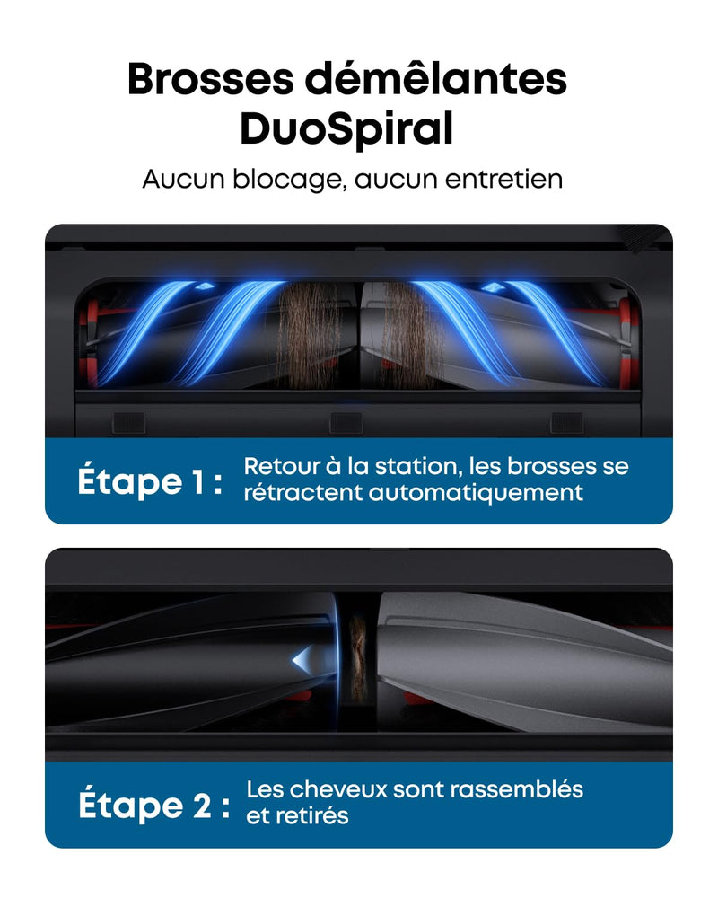Eufy Omni E25 Robot Aspirateur Laveur avec Station Tout-en-Un