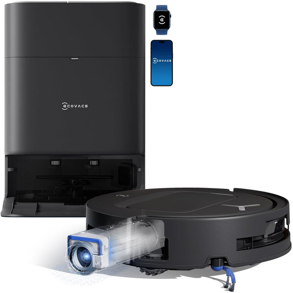 ECOVACS DEEBOT T80 Omni Robot Aspirateur Laveur 18000Pa avec Station