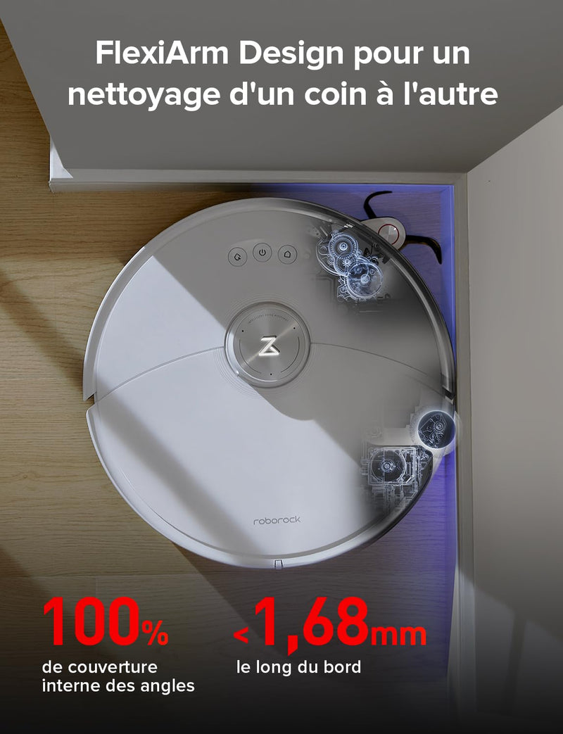 Roborock S8 MaxV Ultra Robot Aspirateur Laveur 10000Pa avec Station 8-en-1