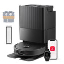 Roborock QV 35S Robot Aspirateur avec Station Tout-en-Un 10000Pa