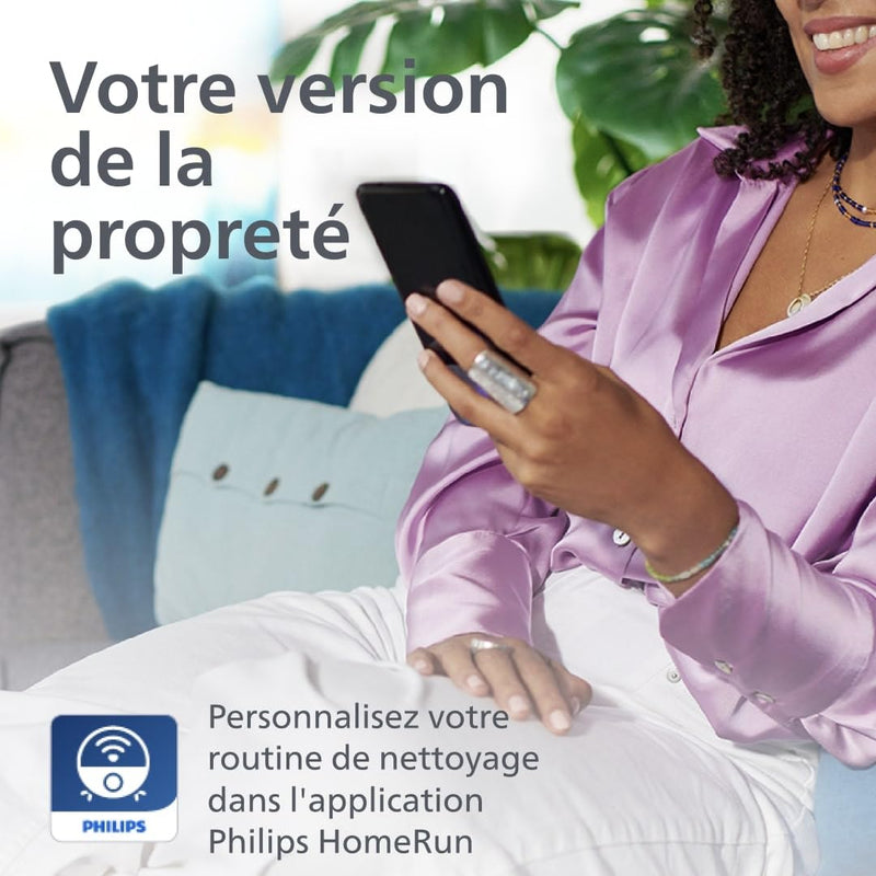 Philips Homerun 9000 Robot Aspirateur Laveur Puissance Élevée XU9100/10