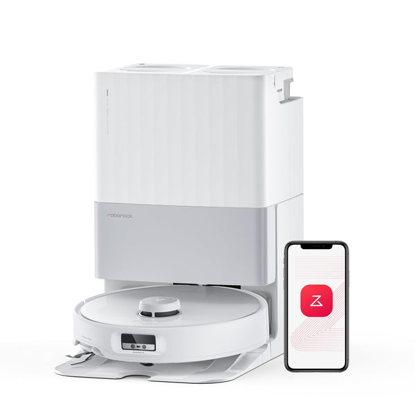 Roborock Qrevo Edge Robot Aspirateur Laveur 18500Pa avec Station Multifonction