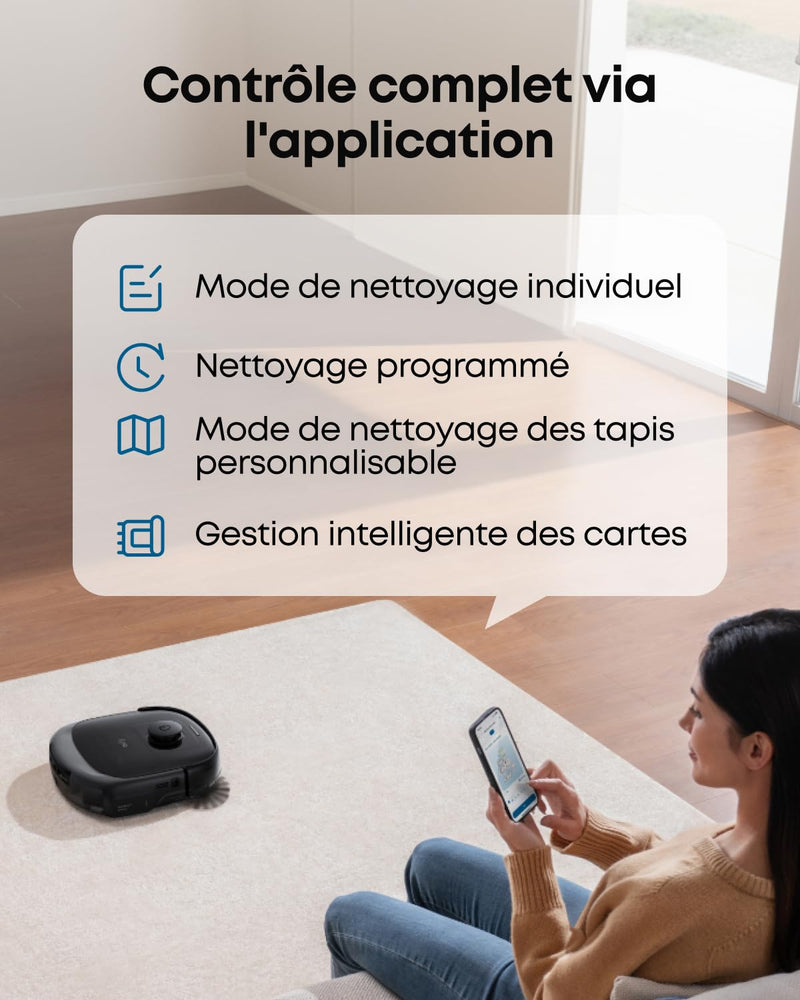 Eufy Omni E25 Robot Aspirateur Laveur avec Station Tout-en-Un
