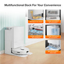 Roborock Q Revo Robot Aspirateur Laveur avec Station Tout-en-Un 5500Pa