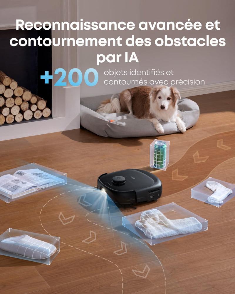 Eufy Omni E25 Robot Aspirateur Laveur avec Station Tout-en-Un