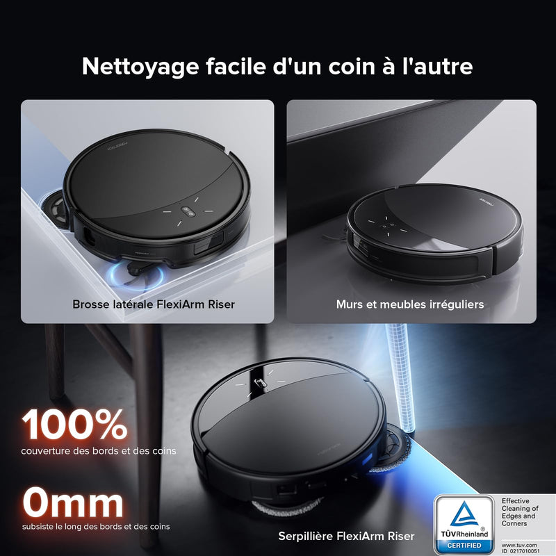 Roborock Saros 10R RDS Robot Aspirateur 22000Pa avec Station Multifonction