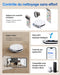 ECOVACS T50 Pro Omni Gen2 Robot Aspirateur Laveur 21000Pa Lavage Chaud 75℃ Blanc