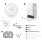 Roborock Q Revo Robot Aspirateur Laveur avec Station Tout-en-Un 5500Pa