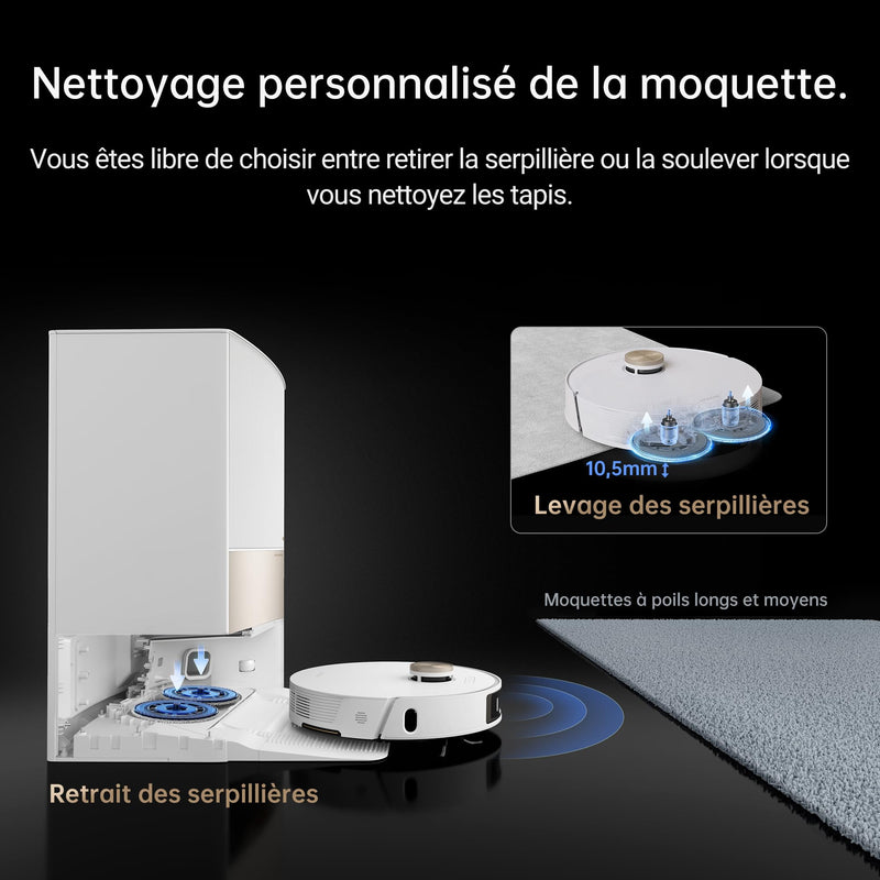 Dreame L20 Ultra Robot Aspirateur Laveur avec Station Automatique 7000Pa