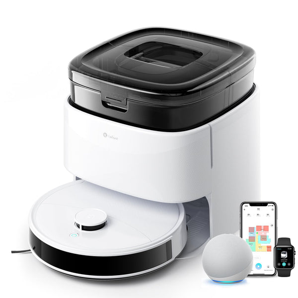 Lefant M3 Robot Aspirateur Laveur 12000Pa avec Station Multifonction