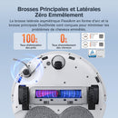 Roborock Q Revo Curv S5X Robot Aspirateur Laveur 18500Pa avec Station Multifonction