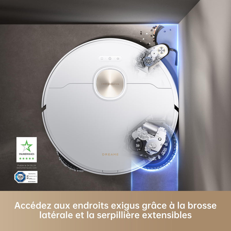 Dreame X40 Ultra Robot Aspirateur 12000 Pa avec Serpillière