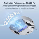 Roborock Q Revo Curv S5X Robot Aspirateur Laveur 18500Pa avec Station Multifonction