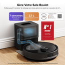 Roborock Q10 S5+ Robot Aspirateur Laveur 10000Pa avec Station