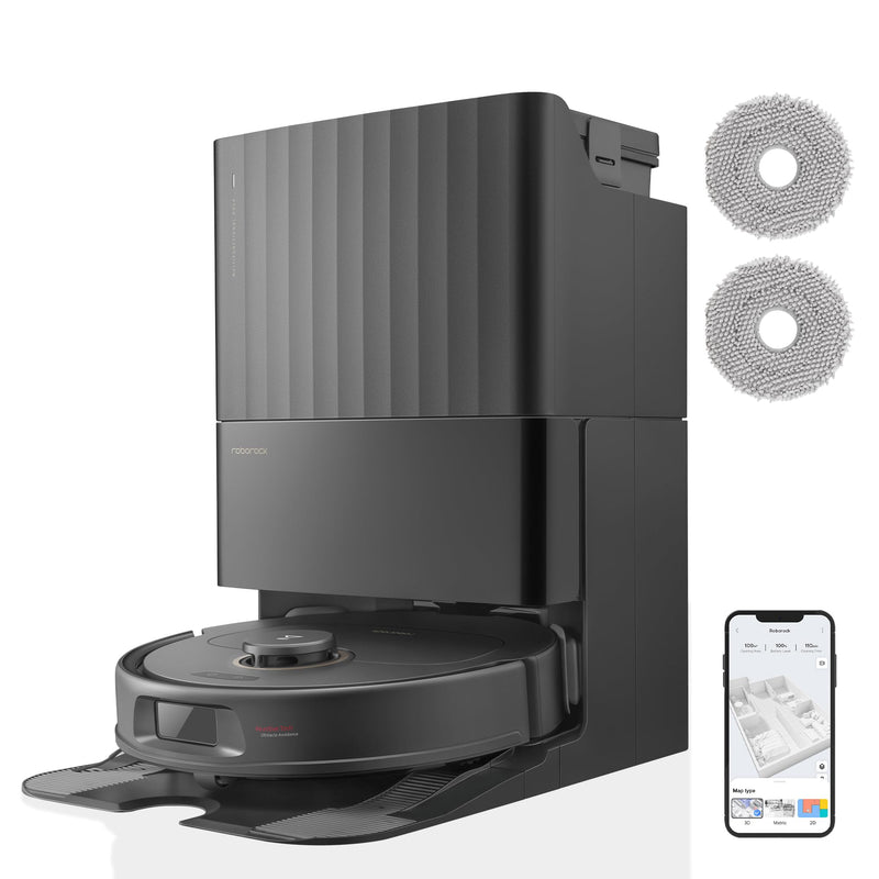 Roborock Qrevo Pro Set Robot Aspirateur Laveur 7000Pa avec Station
