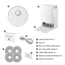 Roborock Qrevo Pro Set Robot Aspirateur Laveur 7000Pa avec Station Automatique