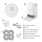 Roborock Qrevo Pro Set Robot Aspirateur Laveur 7000Pa avec Station Automatique