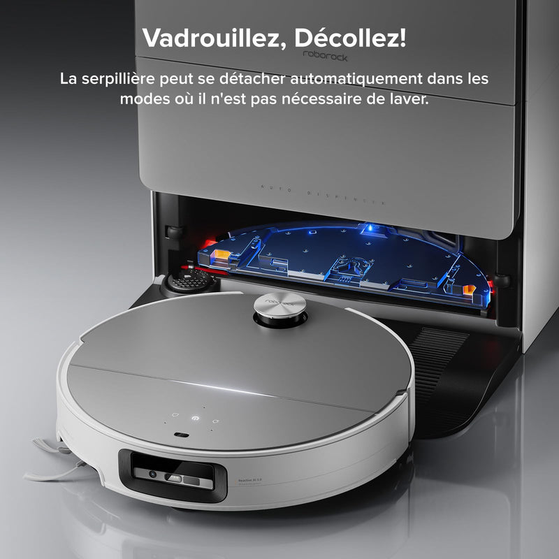 Roborock Saros 10 Robot Aspirateur 22000 Pa avec Station Tout-en-un