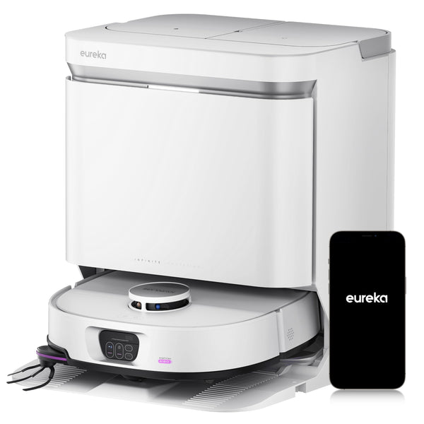 EUREKA J15 Max Ultra Robot Aspirateur Laveur 22000Pa avec Station Autonettoyante