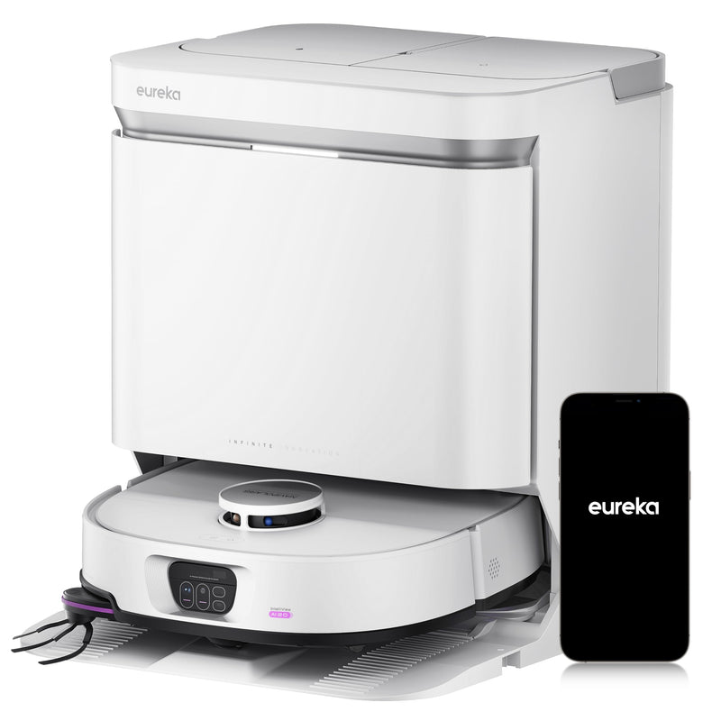 EUREKA J15 Max Ultra Robot Aspirateur Laveur 22000Pa avec Station Autonettoyante