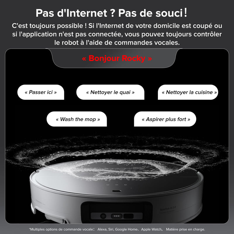 Roborock Saros 10 Robot Aspirateur 22000 Pa avec Station Tout-en-un