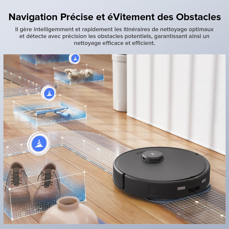 Roborock Q Revo Edge S5A Robot Aspirateur Laveur 18500Pa