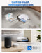 ECOVACS DEEBOT T80 Omni Robot Aspirateur Laveur 18000Pa Lavage Chaud 40-75℃ Blanc