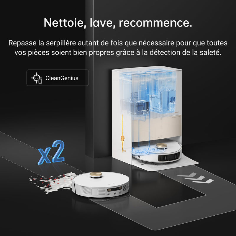 Dreame L20 Ultra Robot Aspirateur Laveur avec Station Automatique 7000Pa