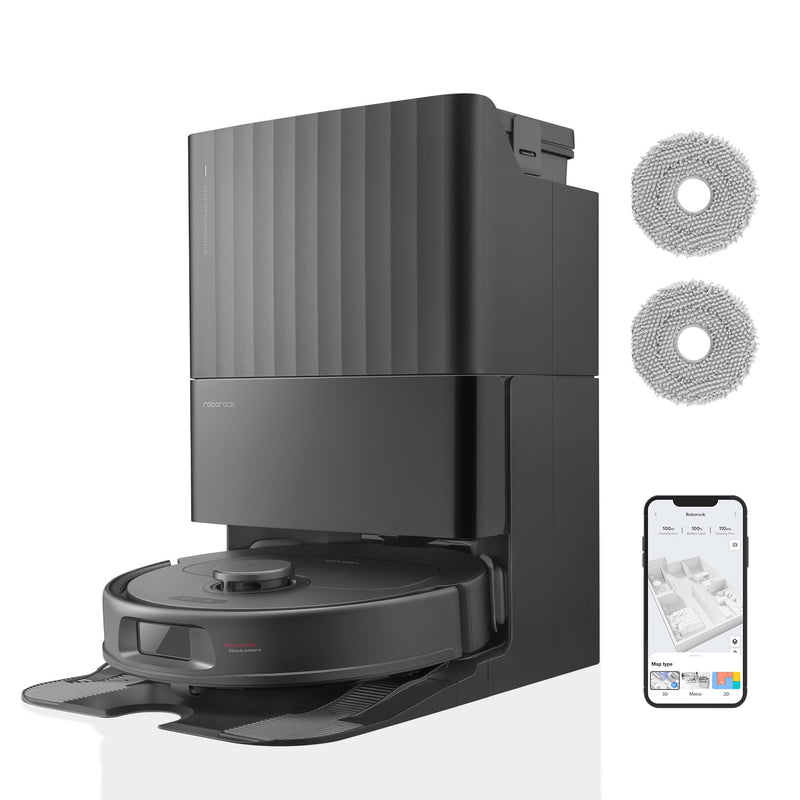 Roborock Qrevo S Set Robot Aspirateur Laveur 7000Pa avec Station Multifonction