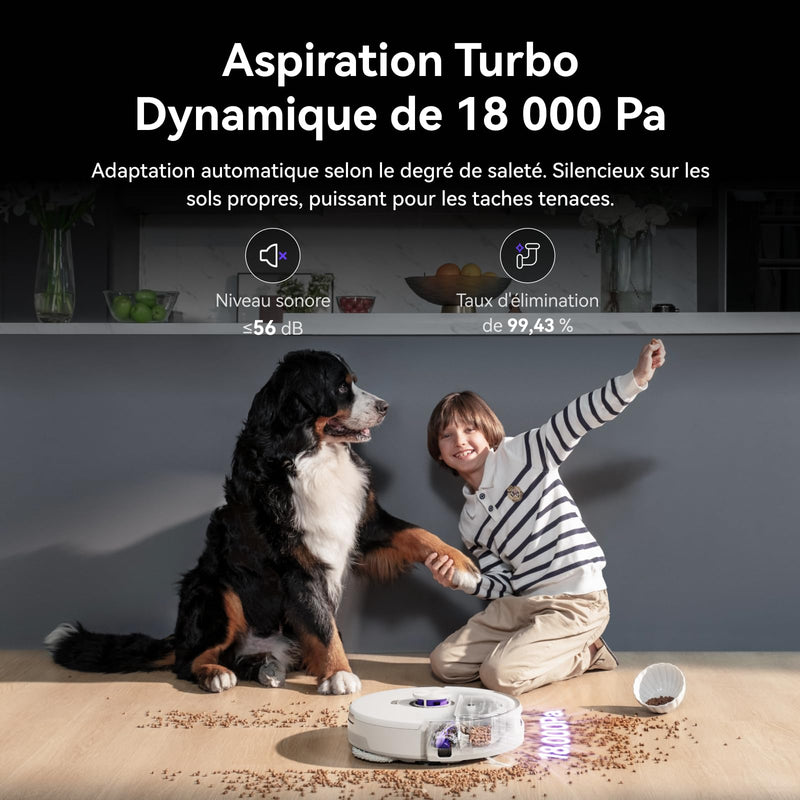 Narwal Freo Z10 Ultra Robot Aspirateur Laveur avec Station Tout-en-Un Argent