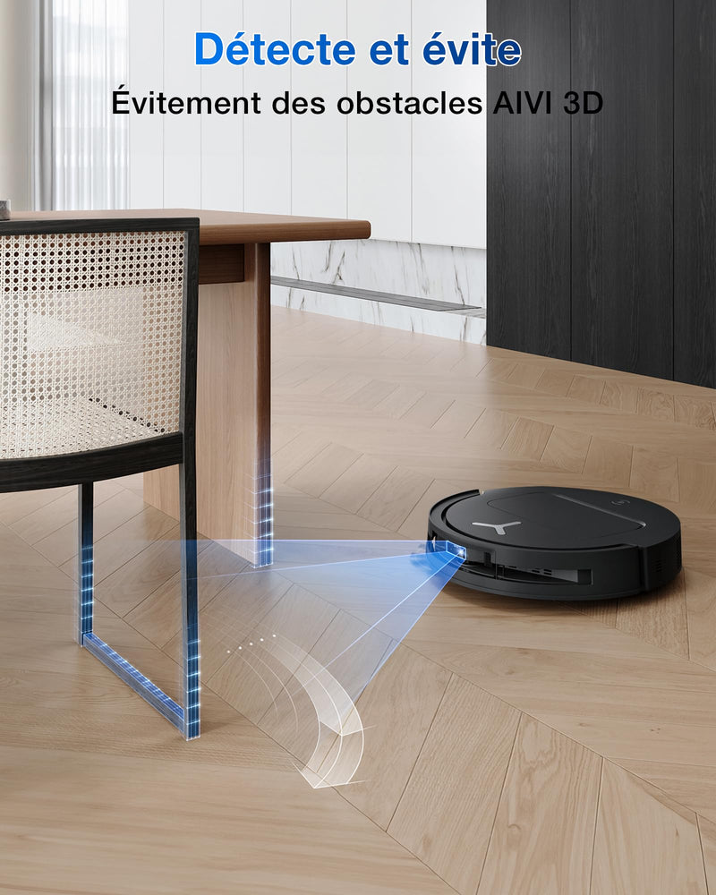 ECOVACS T50 Omni GEN2 Robot Aspirateur Laveur 21000Pa avec Station