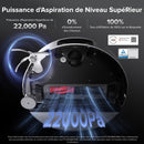 Roborock Saros 10 Robot Aspirateur 22000 Pa avec Station Tout-en-un