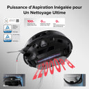 Roborock Saros Z70 Robot Aspirateur 22000Pa avec Station Multifonction 4.0