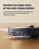 3i P10 Ultra Robot Aspirateur Laveur avec Vidage Automatique 18000Pa