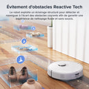 Roborock Q Revo Curv S5X Robot Aspirateur Laveur 18500Pa avec Station Multifonction