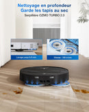 ECOVACS T50 Omni GEN2 Robot Aspirateur Laveur 21000Pa avec Station