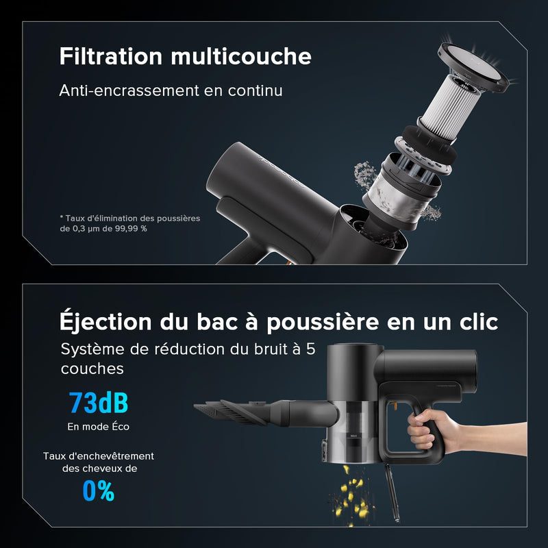 Roborock F25 ACE Combo Robot Aspirateur Laveur 20000Pa 5-en-1