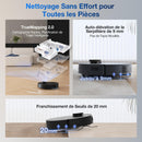 ECOVACS T30S Pro Omni Robot Aspirateur Laveur 11000Pa avec Station Noir