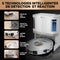 Shark PowerDetect Robot Aspirateur Laveur avec Base Auto-Vidage Blanc