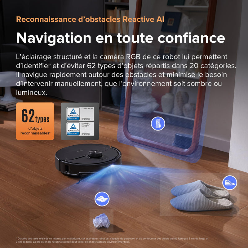 Roborock Qrevo Master Set Robot Aspirateur Laveur 10000Pa FlexiArm