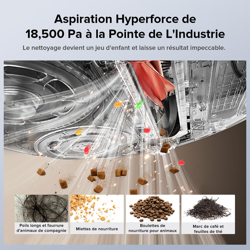 Roborock Q Revo Edge S5A Robot Aspirateur Laveur 18500Pa